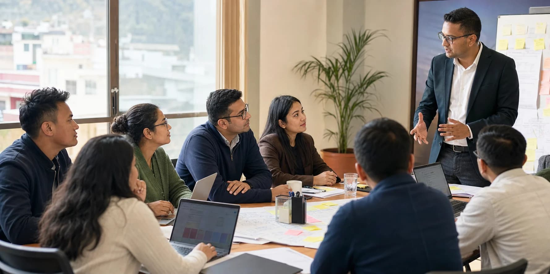 Nepali enterprise team in an AI productivity and safe usage workshop